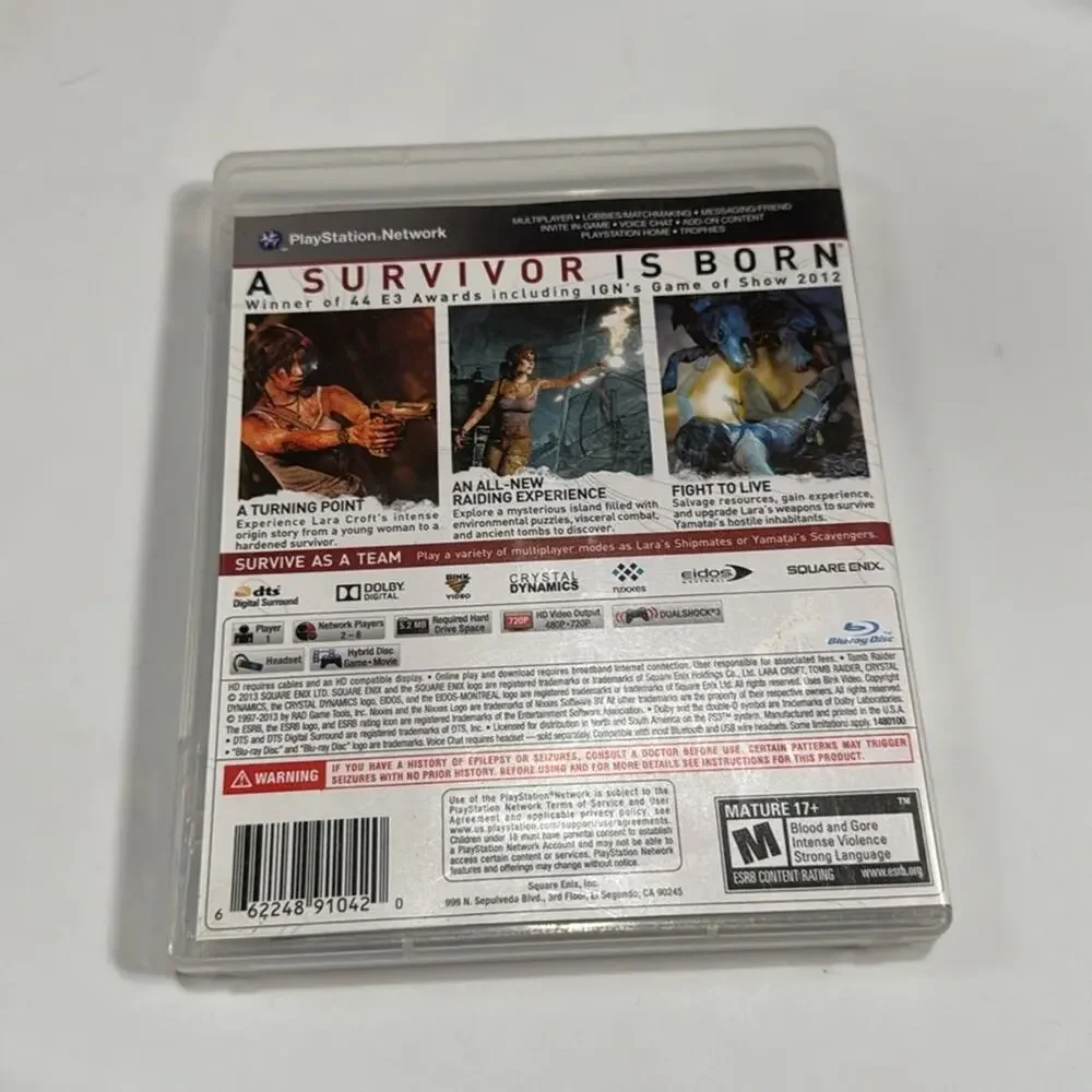Tomb Raider Sony PlayStation 3 PS3 USED